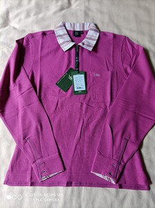 VGM专柜正品，女式纯棉高尔夫长袖体恤，Poto衫，法国品牌