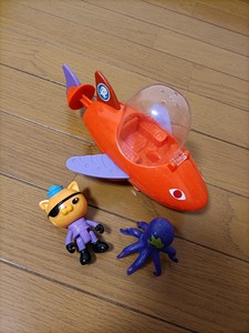 海底小纵队虎鲨艇飞鱼艇虎鲨飞鱼模式，美泰费雪正品，玩水玩具，