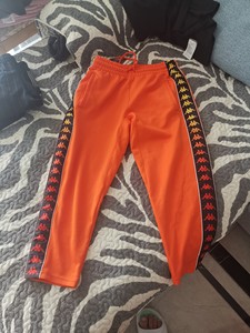 KAPPA串标裤子，超级好看，渐变色串标，橙色很醒目，kap