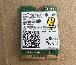 Intel AX201 无线网卡 自用神舟笔记本拆机