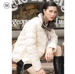 曼诺比菲冬季韩版羽绒服女宽松韩国设计感小众保暖小个子短款外套