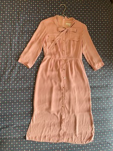cadidl卡迪黛尔粉色长裙，36码，胸围88衣长105，穿