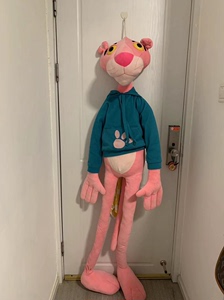 2米长粉红豹 需要搬家便宜出 送小玩偶