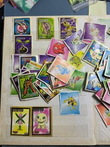 数码宝贝玩具邮票 60张左右 打包出 童年回忆收藏佳品