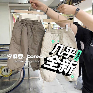 宁麻豆韩国进口童装儿童轻便舒适棉裤 幼儿园必备 好看夹棉灯笼