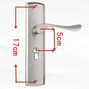 孔距17厘米老式卧室门锁卫浴锁执手锁把手锁屋锁子锁头小锁体锁子