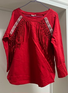 长袖上衣：红英体店购买的衣服，基本没怎么穿，衣服保护的很好，