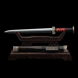 莫干剑·螭虎红木铜装八面汉剑（短款） 省大师 未开刃长剑真剑