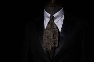 非英皇爵迹，非古藤gotem，古董孤品领带，非现代工艺能比，