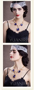 yuaniris苑思比原创设计款三颗宝石项链，几乎全新，老款
