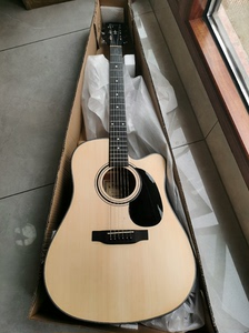 吉他41寸民谣单板吉他云杉相思木面单吉他，百斯卡品牌，对比s