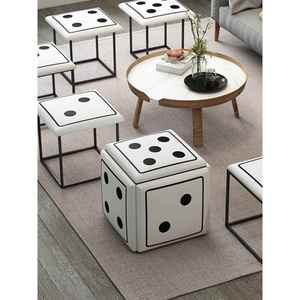 骰子魔方凳家用五合一可收纳小户型沙发凳客厅省空间组合茶几凳子