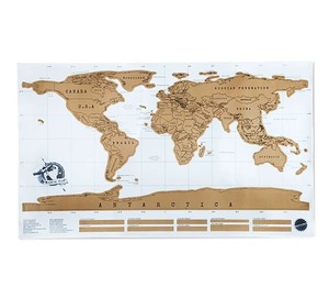RECESKY旅行人生探索刮刮地图/世界地图