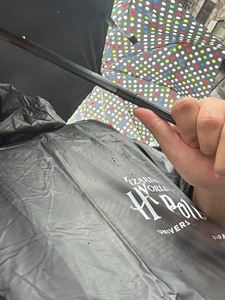 去年在日本大阪环球影城的哈利波特区买的雨衣，因为那天下很大的