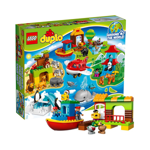 LEGO乐高积木拼装玩具得宝系列环球动物集合10805积木