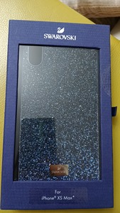 全新施华洛世奇蓝色满钻苹果iPhone xsmax型号手机壳