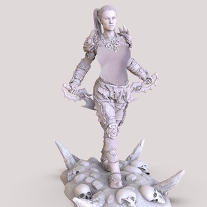 迦罗娜 魔兽世界 3D打印 stl 素材 4128