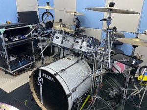 帅爆的TAMA超级星MX52限量版配色架子鼓套鼓，全新未拆封
