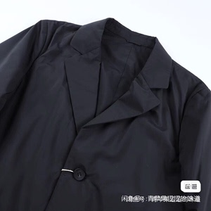 雅戈尔男士汉麻世家秋冬棉服外套纯色黑色