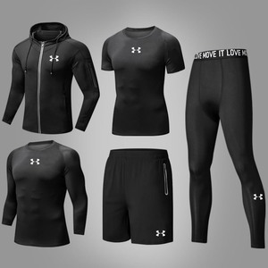 全新安德玛UA健身服男运动套装紧身衣高弹力速干篮球跑步训练服