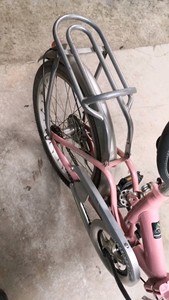 阿米尼20寸轮胎铝圈后减震折叠自行车，图片视频实拍，有需要的