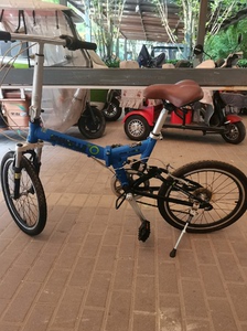全新阿米尼20寸可折叠式变速自行车，铝合金材质便宜出售，不讨