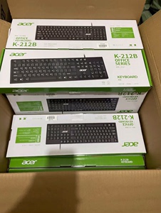全新未拆封Acer/宏碁K-212B商务办公有线键盘