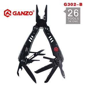 全新正品GANZO关铸G302B户外多功能工具钳子随身折叠带