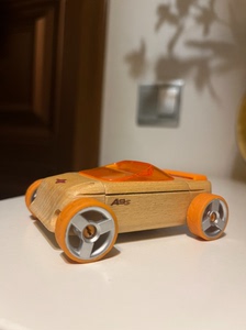 Automoblox calello 木质汽车 正版 桔色