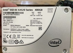 英特尔S3520 480G 企业级固态硬盘工包现货 240G