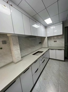 深圳、惠州整体橱柜定制 麻石地柜 高端烤漆隐边彩晶门板 厨房