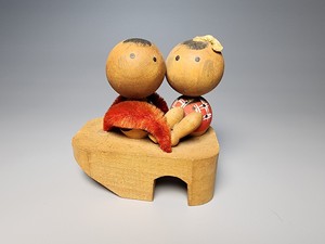 【昭和中期】vintage 日本乡土玩具 木屐人形