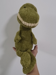 JELLYCAT龅牙恐龙儿童毛绒玩偶玩具(A8)～拍下不退不