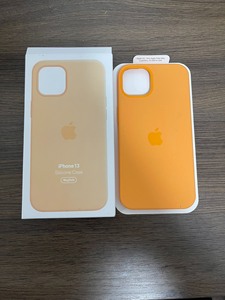 苹果13手机壳，真液态只有苹果13金橘色