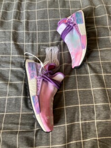 Adidas nmd 菲董 36.5 紫色 pharrell