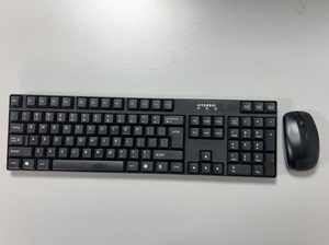 无线键盘鼠标 键盘鼠标套装 现代nk3000 机器正常使用