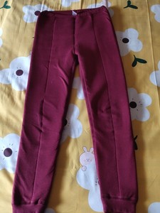 名宝女大童棉裤，尺码160，腰围31厘米，裤长90厘米，表层