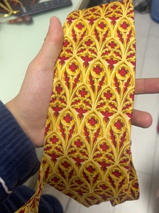 古藤领带gotem 金红撞色