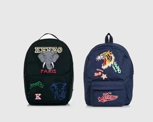 kenzo全新正品 书包 两款 藏蓝色老虎款 和黑色大象的都