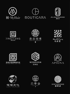 深圳8年品牌设计原创logo字体品牌店铺公司企业招牌徽章名牌
