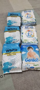 尿不湿Genki/whito，还有多啦爱梦版小包装，一包四片