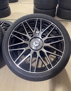 20寸奔驰 SL63 AMG 银色款原厂进口拆车 轮毂轮胎一