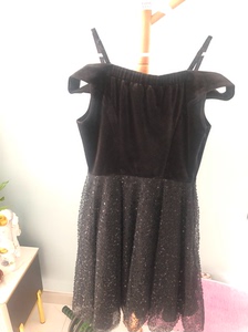 全新糖力丝绒➕光片连衣裙，适合宴会、演出的礼服裙 69元包邮