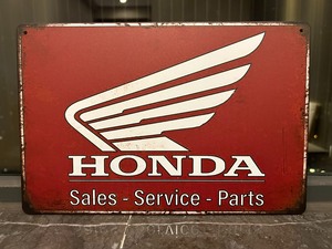 HONDA 日本 宏达汽车 铁皮画 ，铁皮画 装饰牌  广告