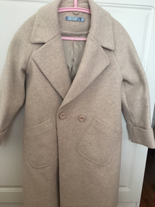 邻家女孩韩版大衣，155/80A，版型宽松，可穿到100斤。