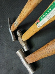 日本进口二手工具 手工锻打锤子 辣椒铁锤 木工锤 八角锤奶头