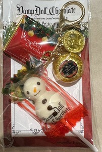 日本制日本展会食玩巧克力圣诞节房子雪人棒棒糖金币巧克力仿真棒