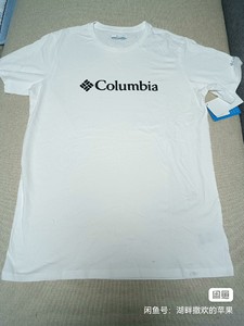 #户外登山装备 【Columbia】哥伦比亚全新白色短袖全棉