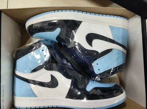 Air Jordan 1 AJ1 全明星 漆皮北卡蓝 篮球鞋