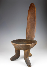 非洲埃塞俄比亚19世纪高背椅